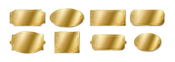 Plaque Or