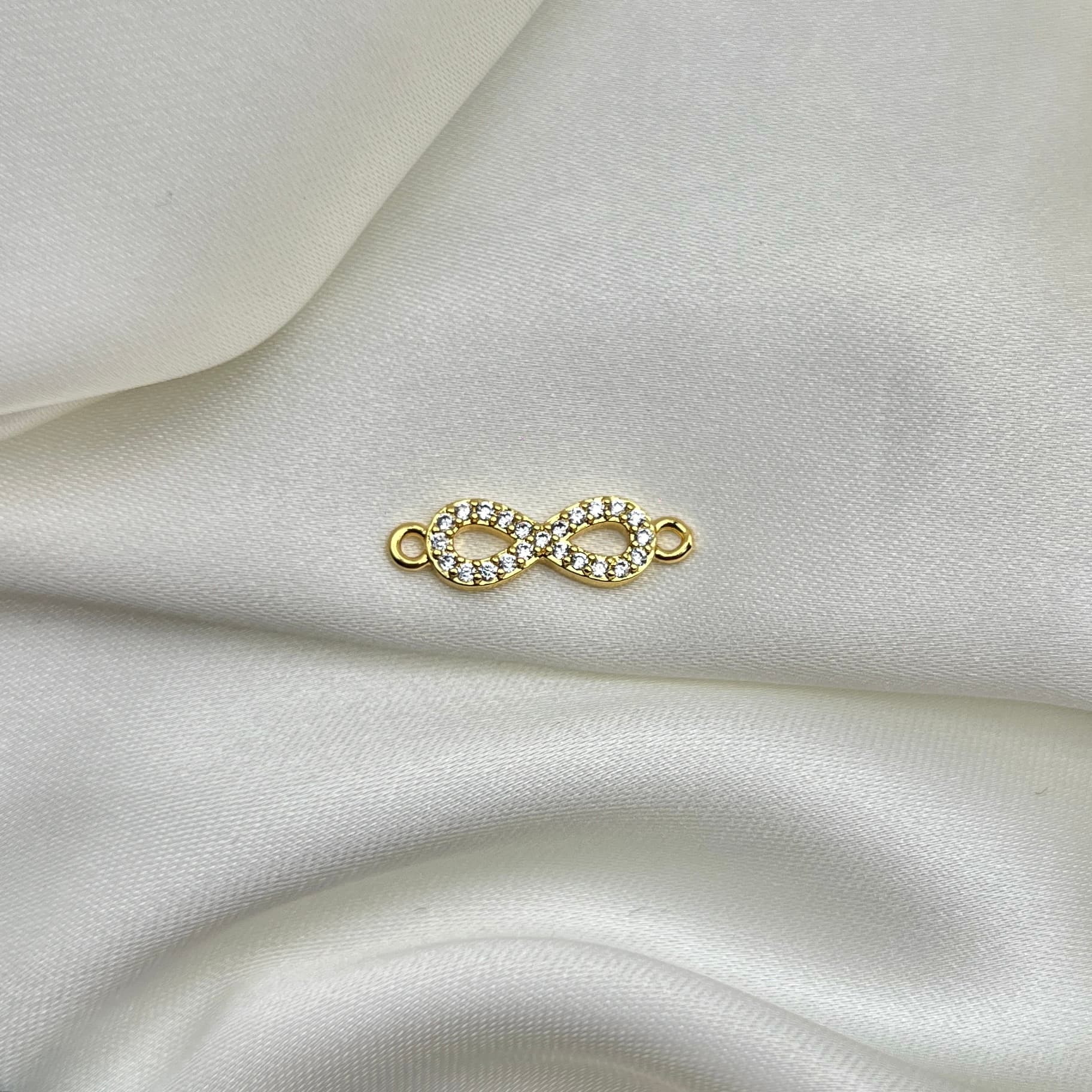 Motif Infinity plaque Or