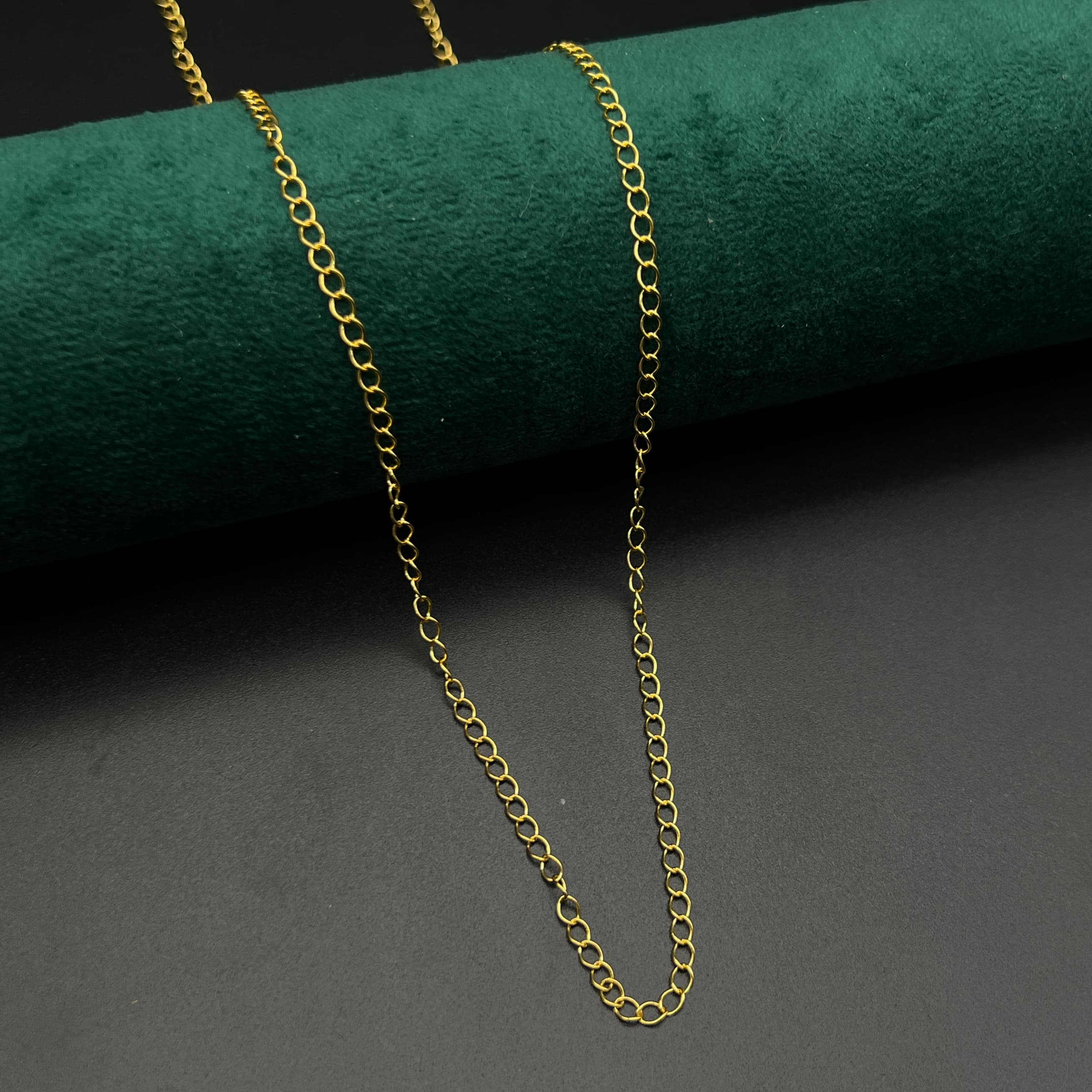Chaine extension Plaque Or inoxydable