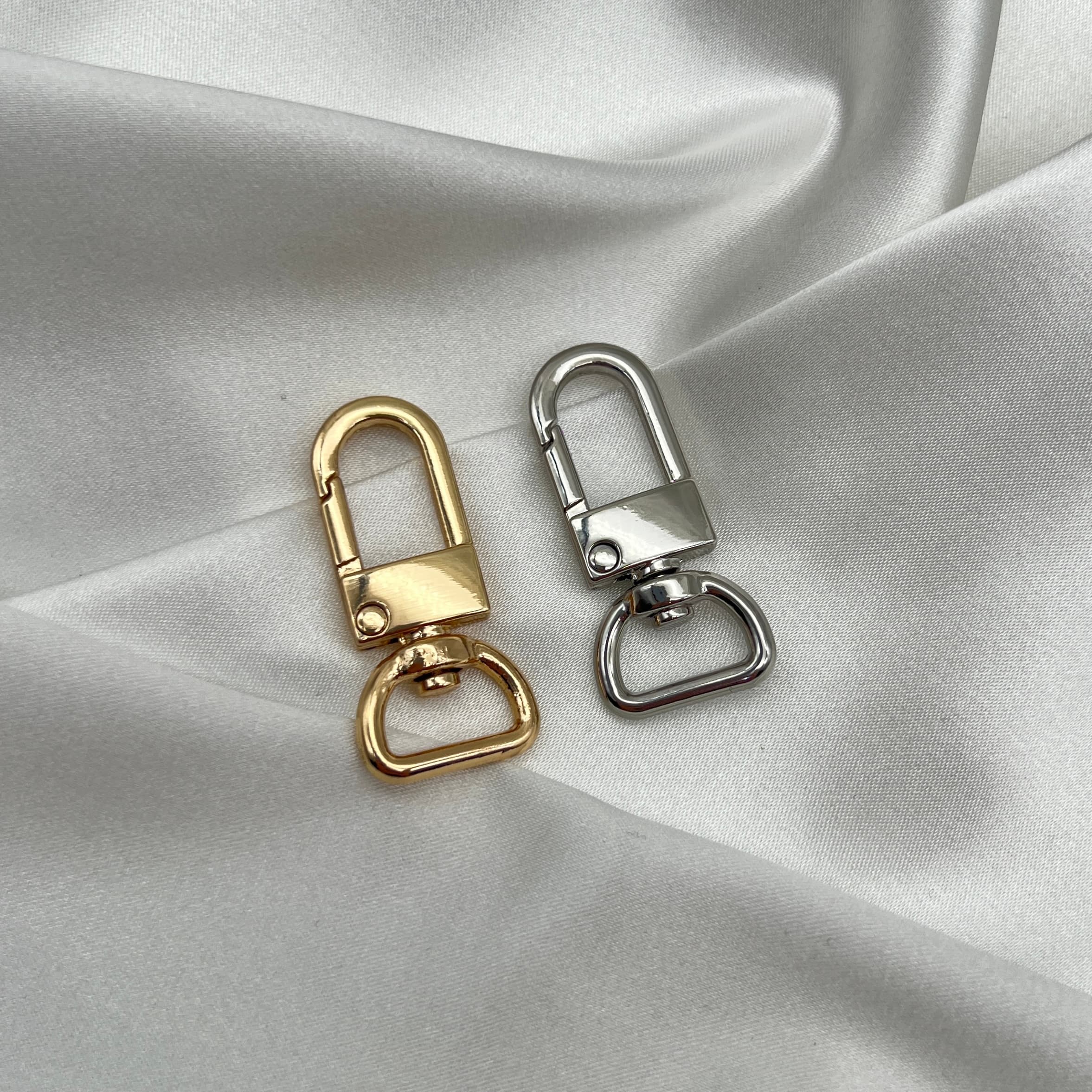 Férmoir de sac Doré et Argent 