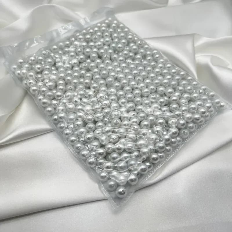 Sashi jawhar Blanc et Blanc cassé et Noir n° 4/6/8/10/12/14 mm