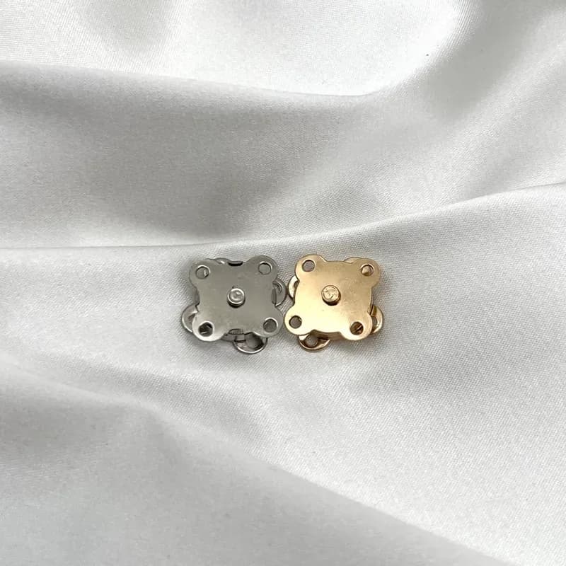 Bouton magnétique de sac Doré et Argent