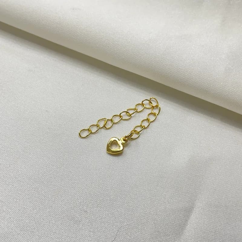 Chaîne extension plaque Or - 1